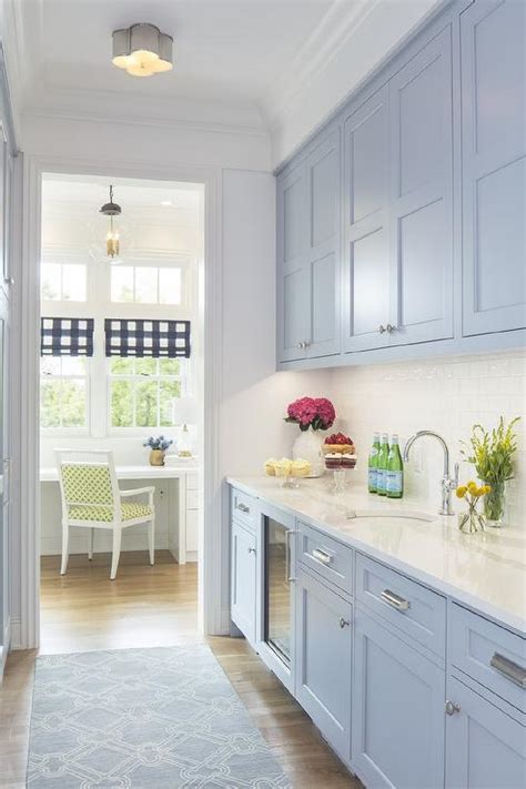 periwinkle kitchen cabinets